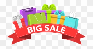 Big Sale Shopping Bags Clipart