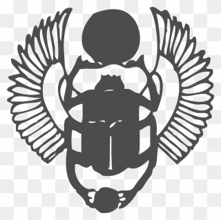 Scarab, Symbol, Wings, Bug - Egyptian Scarab Png Clipart