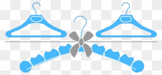 Hanger With Bow Clipart - Png Download