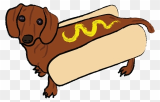 Hot Dog Weiner Dog Cartoon Clipart