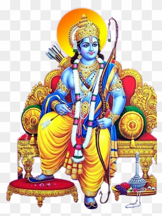 Lord Rama Vector Free Vector, Clipart, Psd - Happy Ram Navami 2020 - Png Download