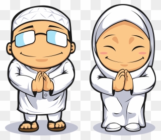 And Muslim Royalty-free Vector Female Prayer Male Clipart - Ramadan Water Drinking Tips - Png Download