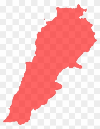 Lebanon Map Vector Clipart