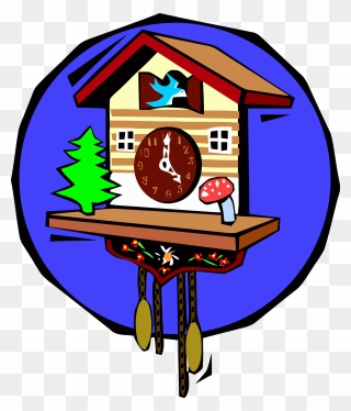 Cartoon Clock Coo Coo Clipart