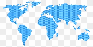 Easy World Map Simple Clipart