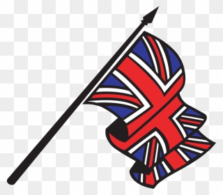 England Flag Clipart At Getdrawings , Png Download - Britain And American Flag Transparent Png