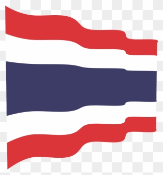Thailand Wavy Flag Clipart - Png Download