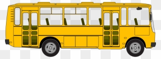 Yellow Bus Clipart - Png Download