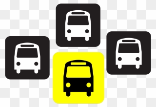 Bus Route Clipart - Png Download