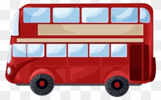 Double Decker Bus Clipart - Png Download