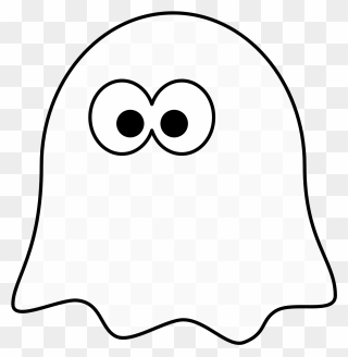 Ghost Clipart Black And White - Animated Ghost - Png Download