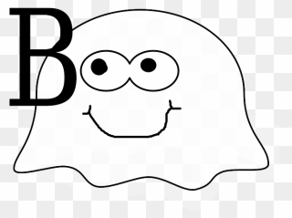 Boo, Halloween, Ghost - Cartoon Clipart