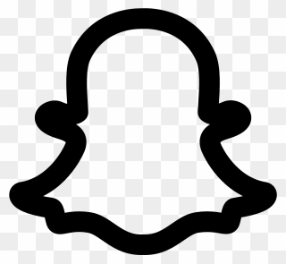 Bold Snapchat Transparent Png - Snapchat Icon Transparent Background Clipart