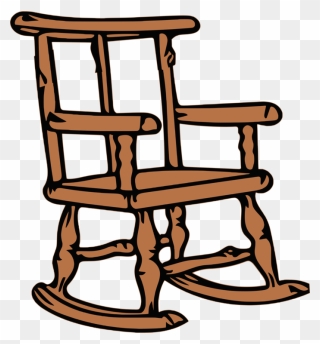 Chair,outdoor Furniture,furniture - Rocking Chair Clipart Free - Png Download