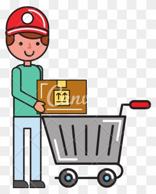 Shopping Customer Cartoon Clipart