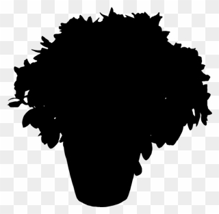 Silhouette Hair Cosmetics Afro Vector Graphics - Brazil Map Clip Art - Png Download