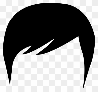 Hair Silhouette Png - Male Hair Silhouette Png Clipart