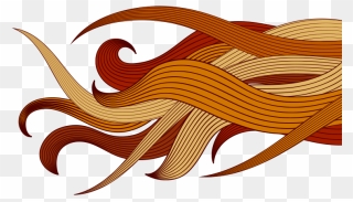 Flowing Hair Png Download - Hair Clipart