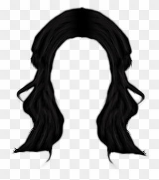 Women Hair Png Image Png Download - Transparent Background Black Hair Png Clipart