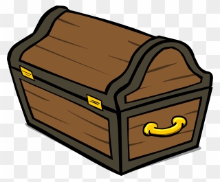 Club Penguin Wiki - Clipart Treasure Box - Png Download