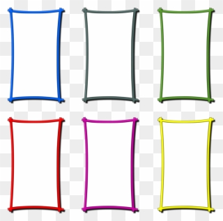 Colored Photo Frames Png Clipart