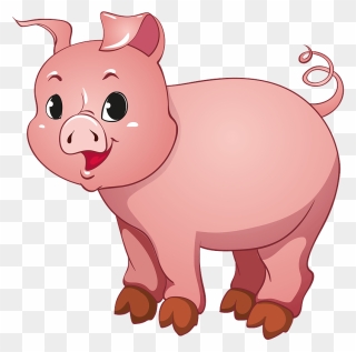 Schwein Clipart - Cartoon - Png Download