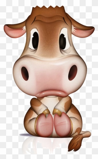 Sad Cows Animated Clipart