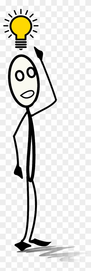 Stick Man Holding Up His Hands Clipart