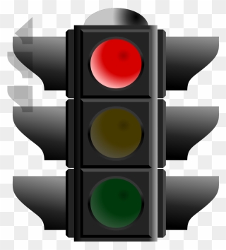 Red Traffic Light Png Clipart