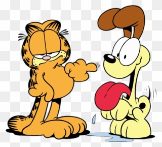 Garfield And Odie - Garfield And Odie Png Clipart