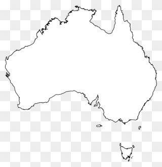 Map Of Australia Blue Mountains Clipart