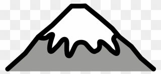 Mount Fuji Emoji Clipart - Png Download