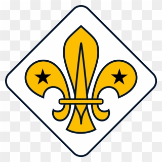 Wikiproject Scouting Fleur De Lis Diamond - Outline Fleur De Lis Scout Clipart