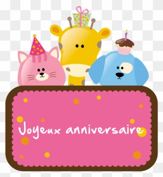 Happy 1st Birthday For Kids Clipart