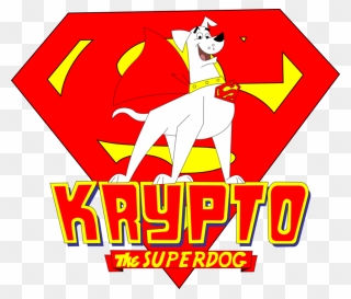 Krypto The Superdog Tv Show Logo By - Krypto The Superdog Logo Clipart