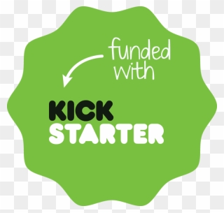 Transparent Funded With Kickstarter Clipart