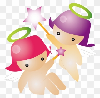Cute Angels Icon Clipart