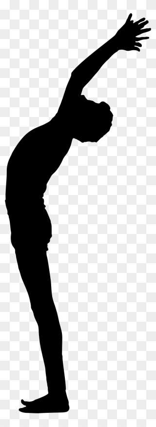 Pose Silhouette Big Image Png Male Yoga Silhouette - Yoga Pose Silhouette Png Clipart