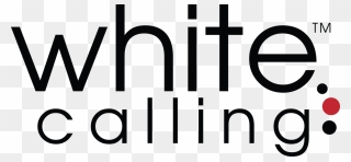 White Calling Logo Clipart