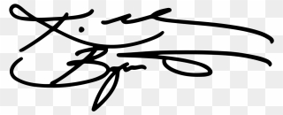 Kobe Bryant"s Signature - Kobe Bryant Signature Clipart