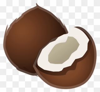 Coconut Emoji Clipart - Coconut Icon - Png Download