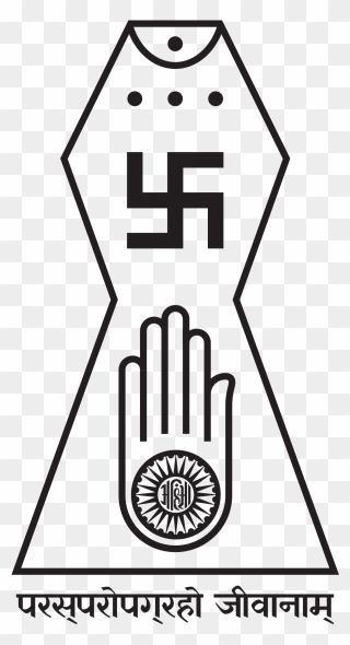 Transparent World Religion Symbols Clip Art - Symbol Of Jainism - Png Download