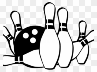 Free Bowling Clipart - Bowling Pins Cut Out Clipart - Png Download