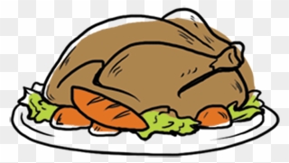 Turkey On A Plate Clipart Freeuse 25 Holiday Hosting - Png Download