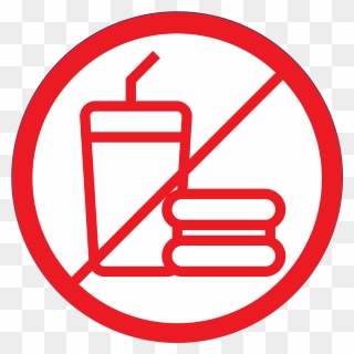 No Food Png - No Food And Drinks Sign Png Clipart
