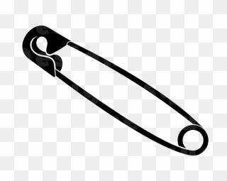 Black Safety Pin Png Hd Quality - Safety Pin Clipart Transparent Png