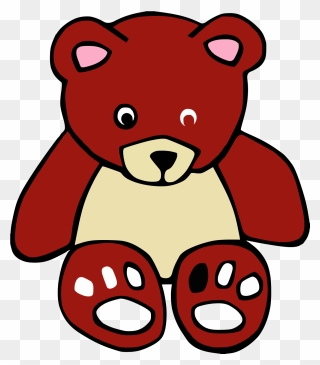 Blue Teddy Bear Clipart - Png Download