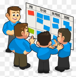 Defining The What, How, When, And Why Of A Scrum Schedule Clipart