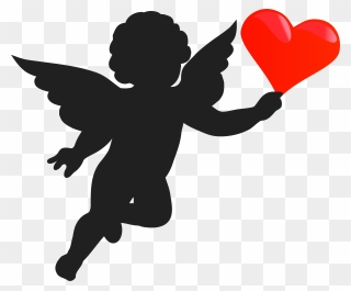 Cherub Cupid Angel Silhouette Clipart