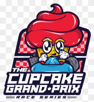 The Cupcake Grand Prix - Cartoon Clipart
